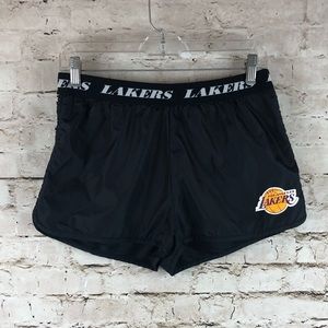 lakers shorts womens